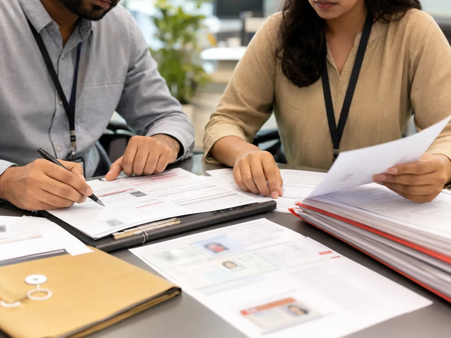 Promoter documentation and background-verification process